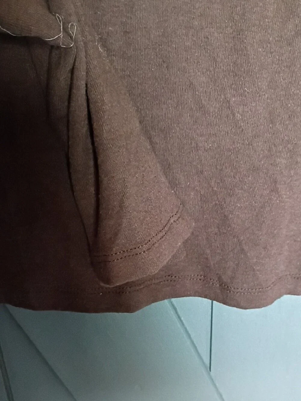 wild fable Brown Hooded Long Sleeve Pullover Sweatshirt - Picture 6 of 6